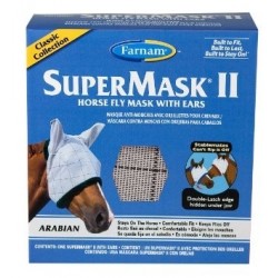 Farnam Super Mask with ears ARAB Maschera protettiva per la testa del cavallo 