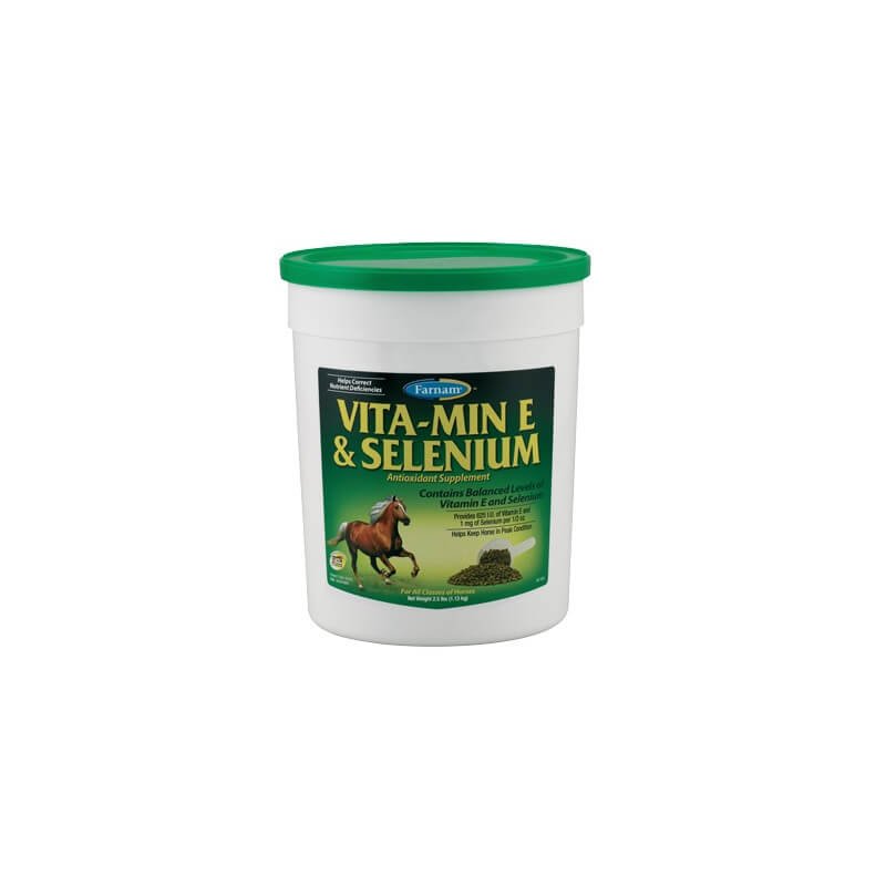 Farnam Vita-min E & Selenium 1,132kg integratore di vitamina E e selenio per cavalli