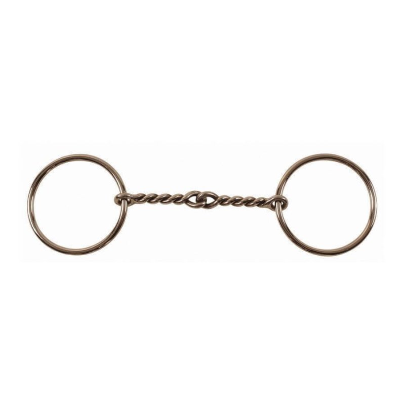 Filetto western inox ad anelli Umbria Equitazione