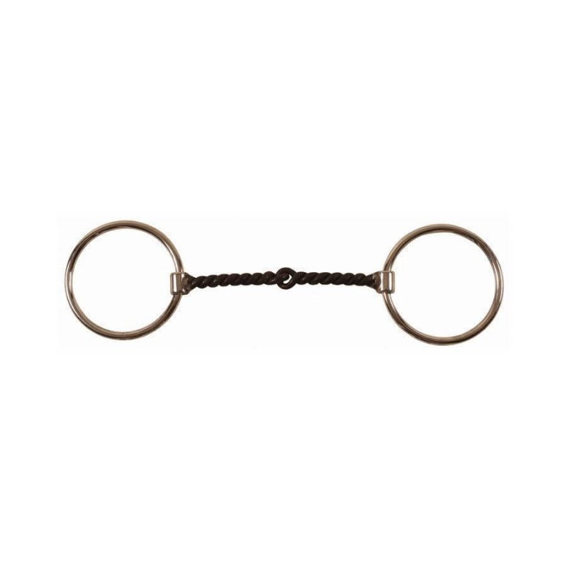 Filetto western inox ad anelli Umbria Equitazione
