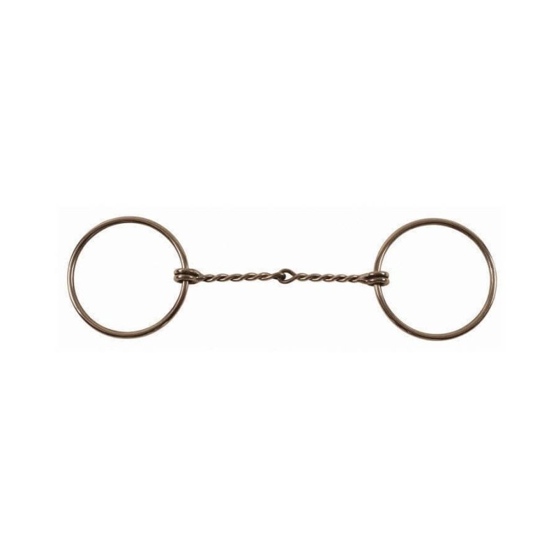 Filetto western inox ad anelli Umbria Equitazione