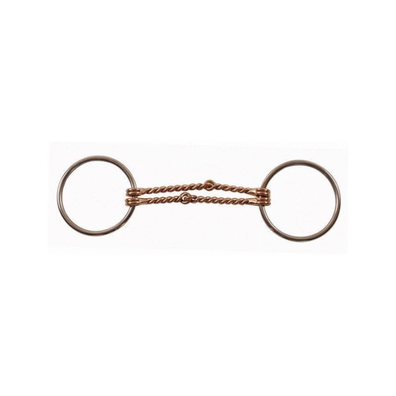 Filetto western inox ad anelli Umbria Equitazione
