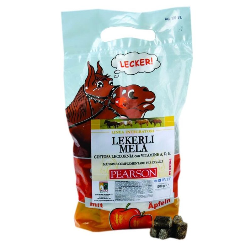 Pearson Lekerli alla MELA 1Kg dolcetti per cavalli