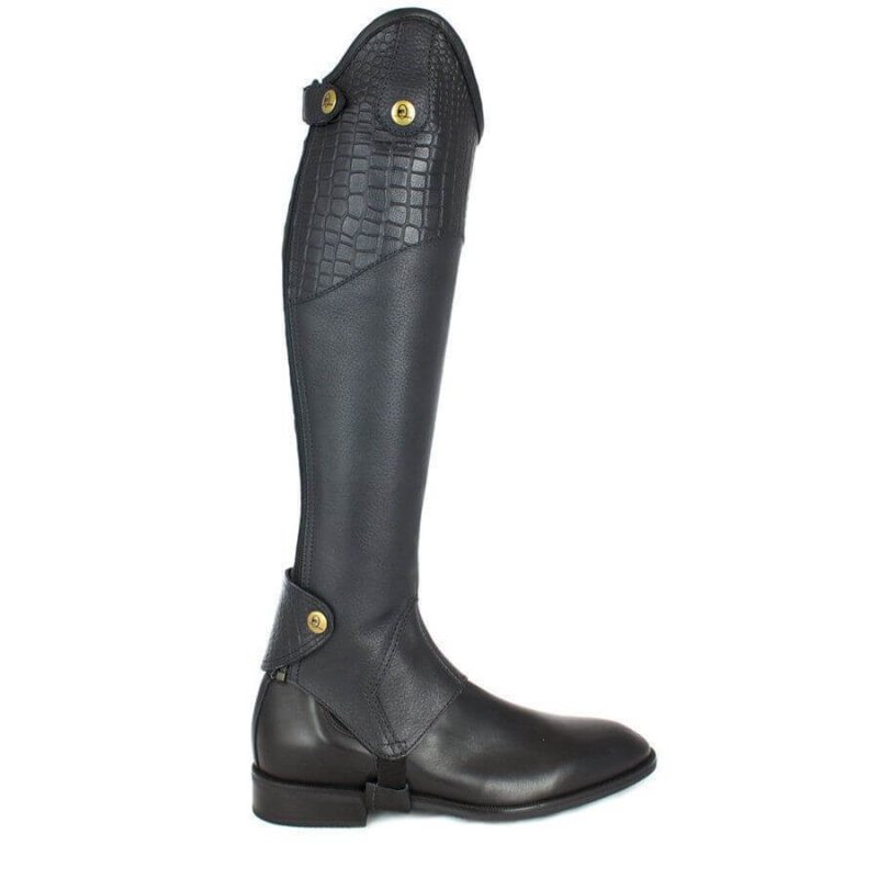 Equestro Gambali in pelle mod. Crocodile