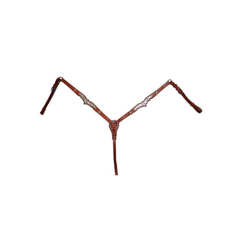 Lakota Saddlery Briglia western decorazioni argentate