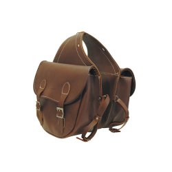 Lakota Saddlery Bisaccia posteriore in cuoio mod. DELUXE