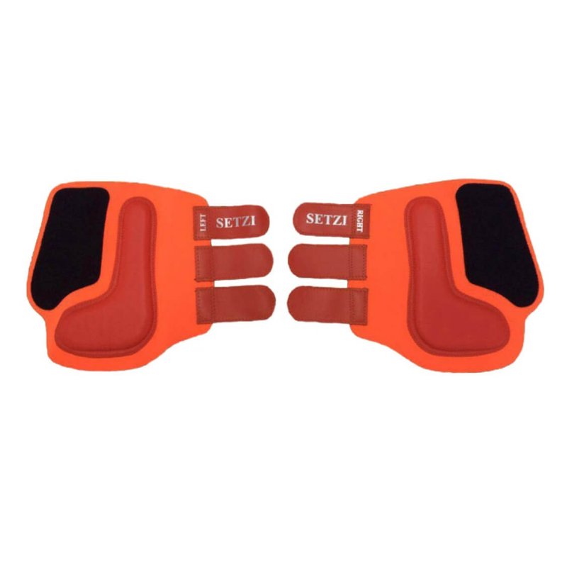 Setzi Saddles Protective Boots 2 pezzi Arancione