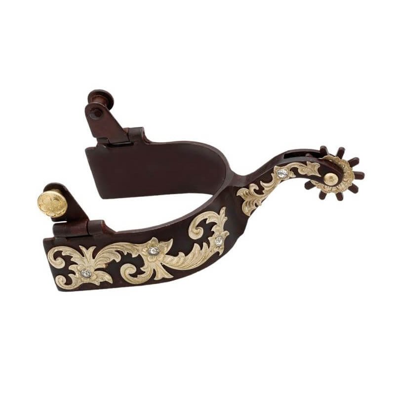 Tattini Speroni Western in metallo brunito