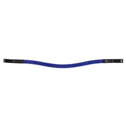 Tattini Frontalino con 4 file di strass blu