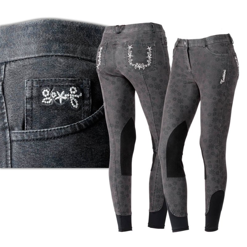 Tattini Jeans  Donna Stampa a fiori