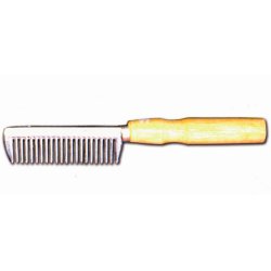 Tattini Pettine con manico in legno