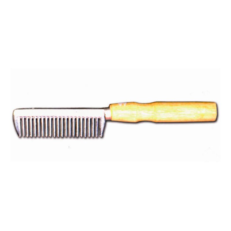 Tattini Pettine con manico in legno