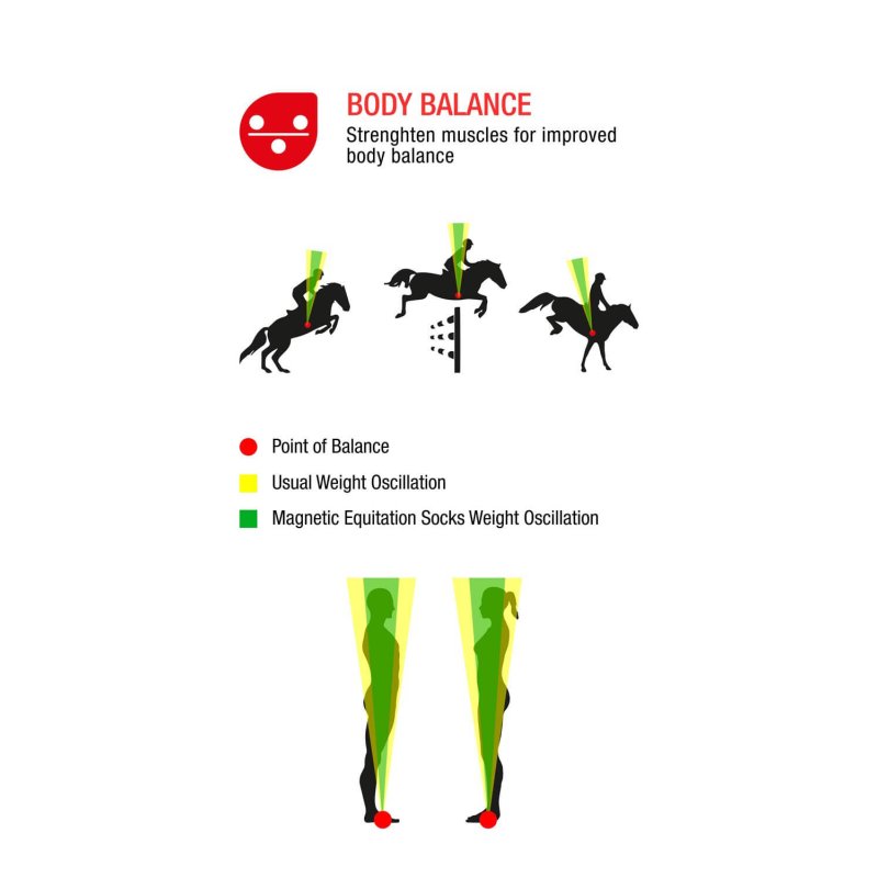 Zandonà Magnetic Equitation Sock Calza magneto-terapeutica