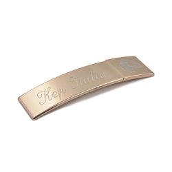 Kep Italia Targhetta Nome Oro Rosa applicata al Kep acquistato