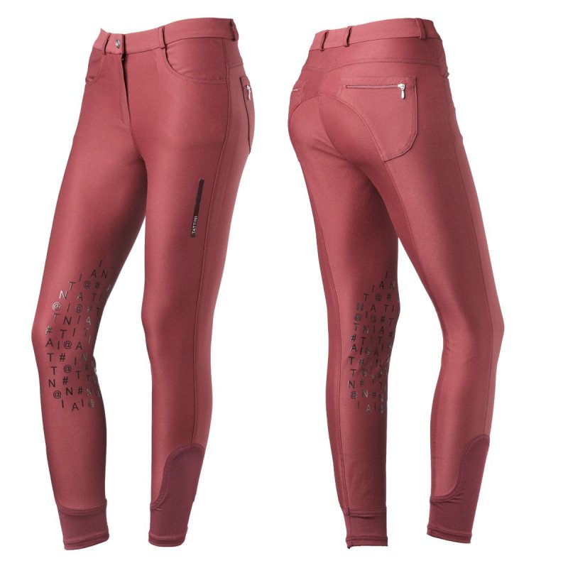 Tattini pantaloni donna Amaranto - EquiSportMania