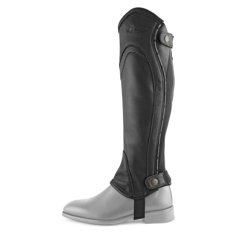 Equestro Gambali in pelle mod. Piping
