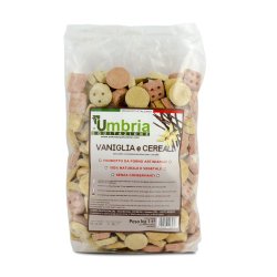 Umbria Equitazione biscotti Vaniglia e Cereali per cavalli 930g - E...