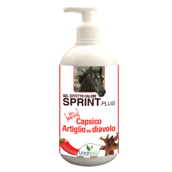 Union Bio Sprint Plus 500ml gel effetto calore per cavallo