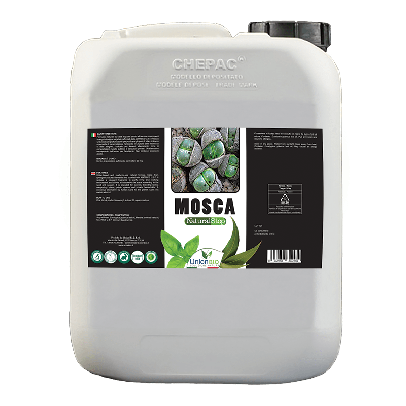 Union Bio Mosca Natural Stop 5 litri insopportabile per mosche