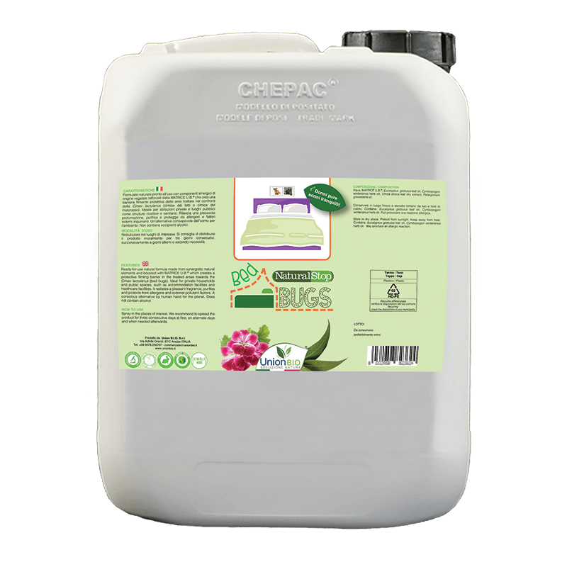 Union Bio Bed Bugs Natural Stop 5 litri protezione da cimici da letto