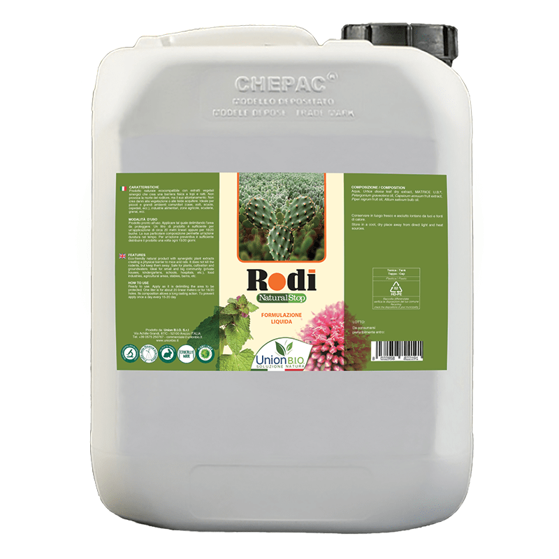 Union Bio Rodi Natural Stop 5 litri topi e ratti liquido