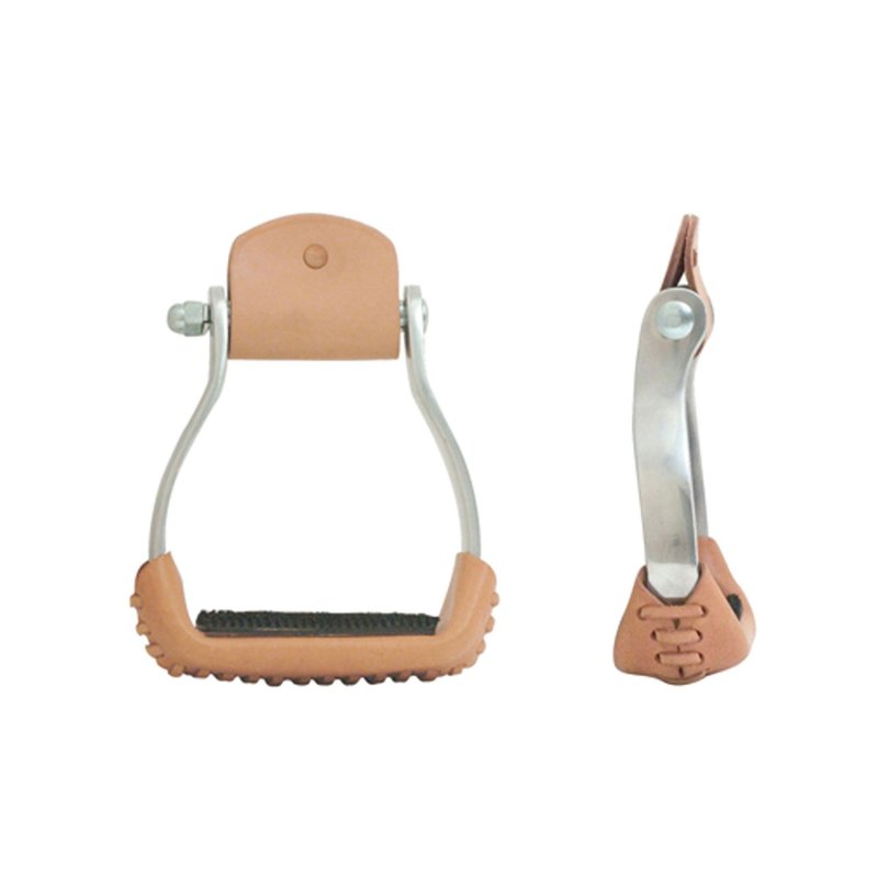Pool's Equitazione Staffe western da Barrel in alluminio