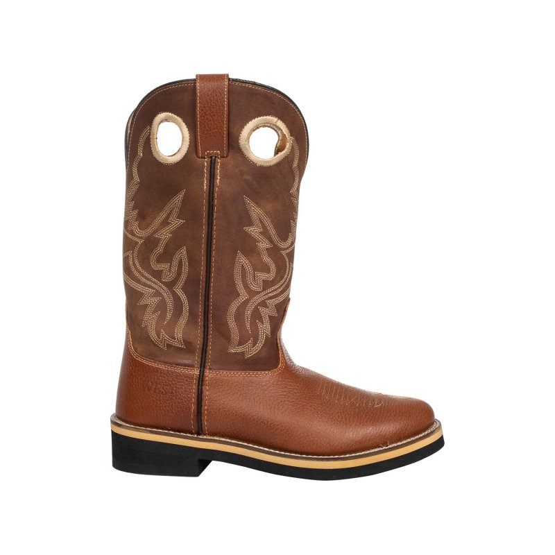 Pro-Tech Stivali Western in cuoio mod. BUCKAROO