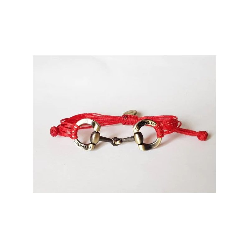 GoldSnaffle Bracciale Filetto per equitazione oro brunito