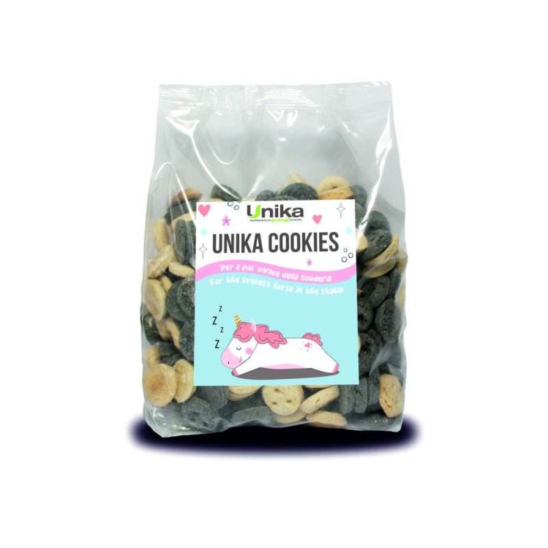 Unika Cookies biscotti per cavalli 1Kg - E