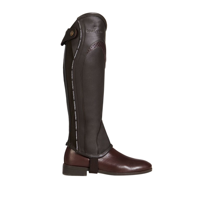 Equestro Gambali in pelle mod. Piping - EquiSportMania