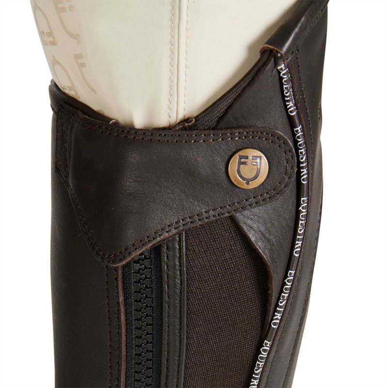 Equestro Gambali in pelle mod. Piping - EquiSportMania