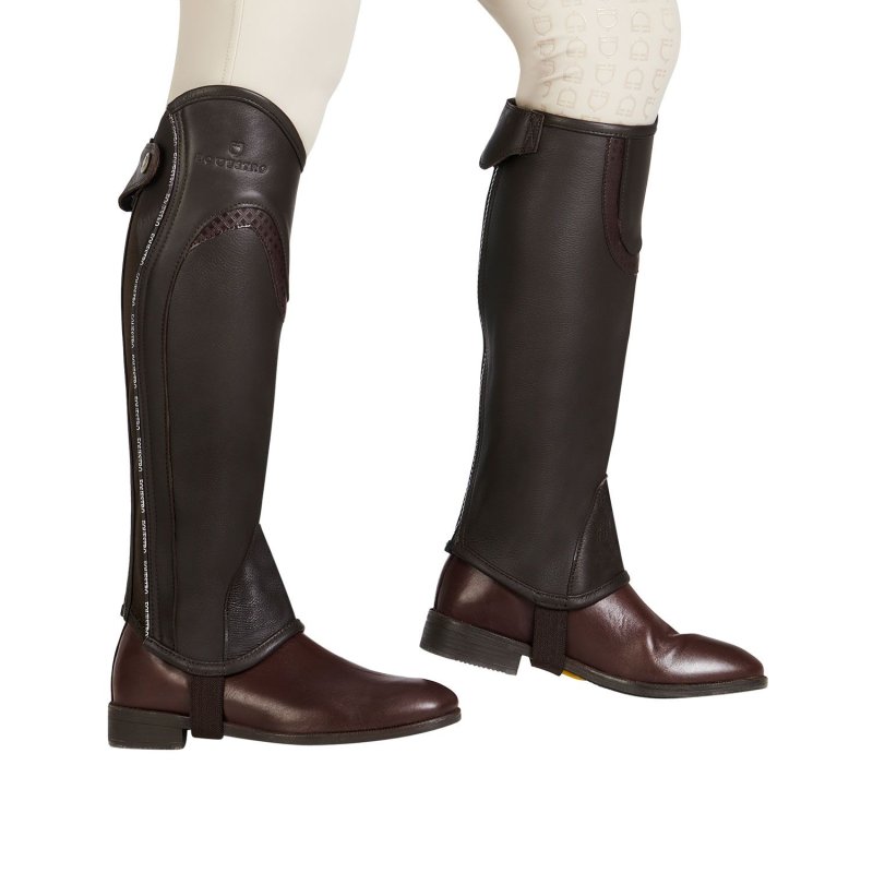 Equestro Gambali in pelle mod. Piping - EquiSportMania