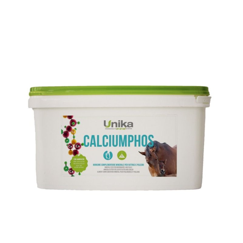 Unika Calciumphos 5kg supporto osteoarticolare per cavalli