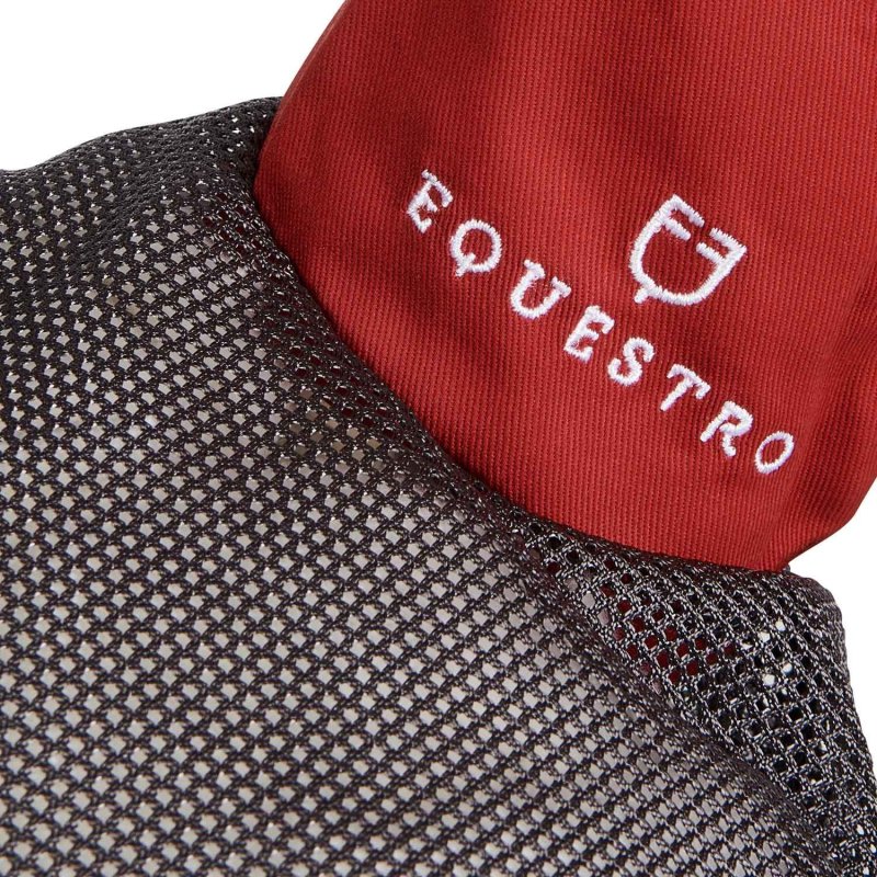Equestro Cuffietta White Trim in cotone