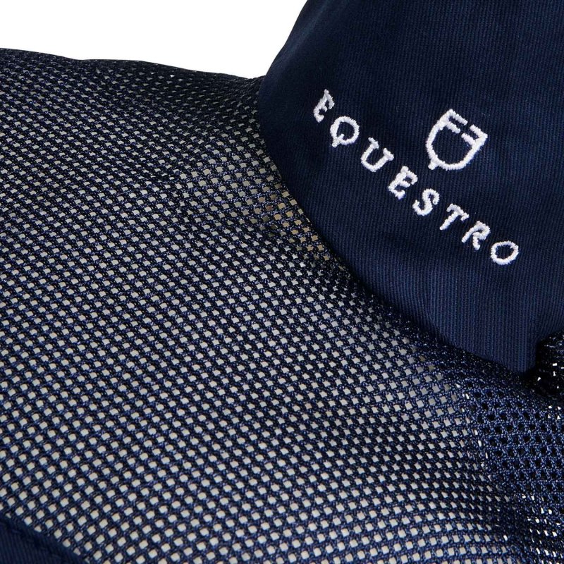 Equestro Cuffietta White Trim in cotone