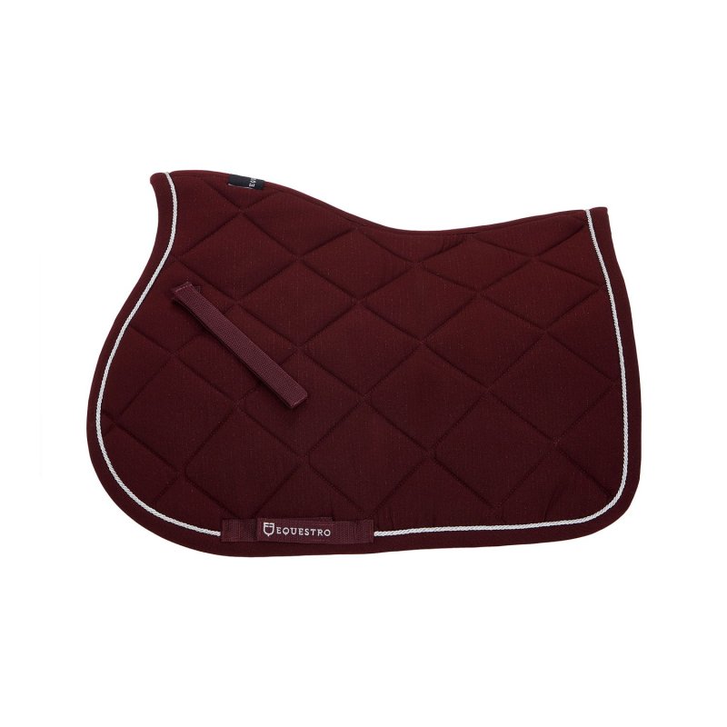 Equestro Sottosella in cotone con passamaneria glitter