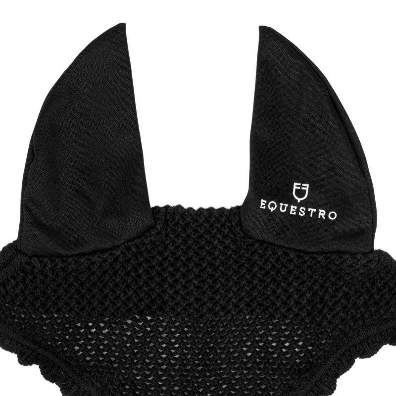 Equestro Cuffietta in maglia e orecchie elasticizzate