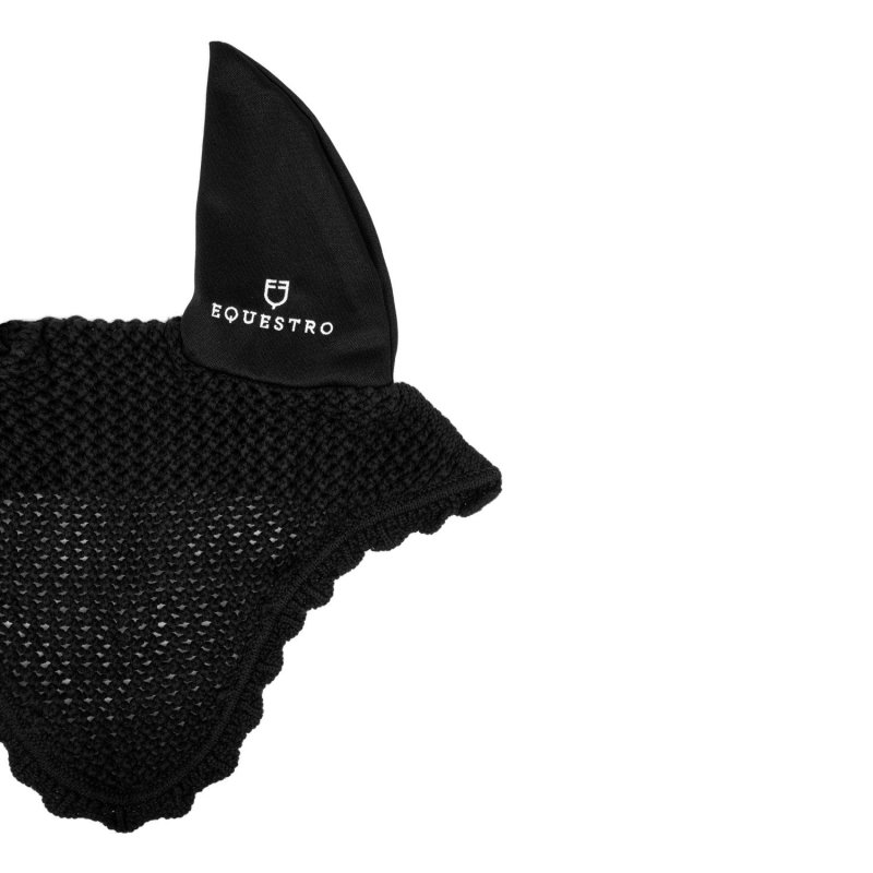 Equestro Cuffietta in maglia e orecchie elasticizzate
