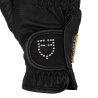 Equestro Guanti in Tessuto Tecnico con Logo Glitter
