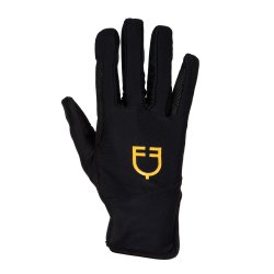 Equestro Guanti Donna in Lycra con Logo