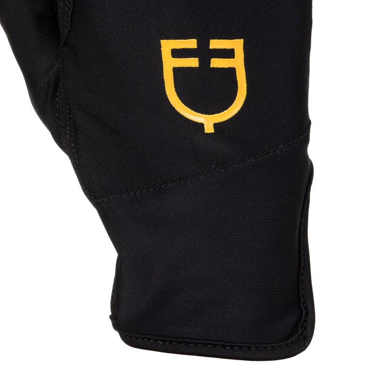 Equestro Guanti Donna in Lycra con Logo