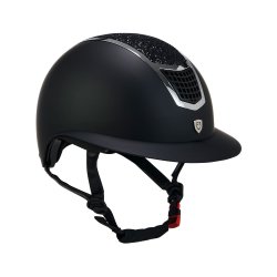 Equestro Cap Eclipse Stone Mat con visiera larga