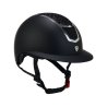 Equestro Cap Eclipse Stone Mat con visiera larga