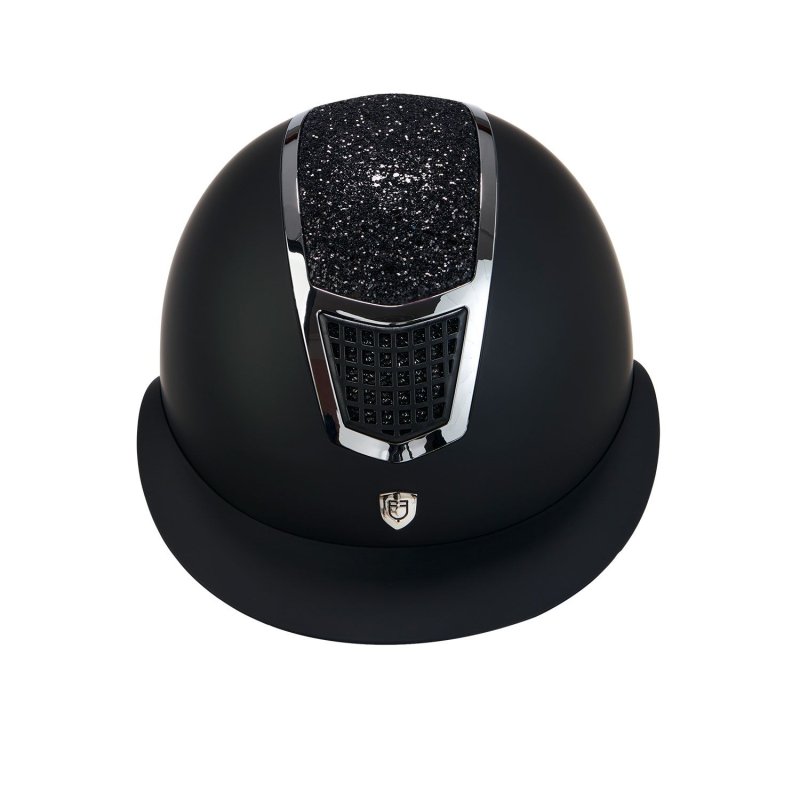 Equestro Cap Eclipse Stone Mat con visiera larga