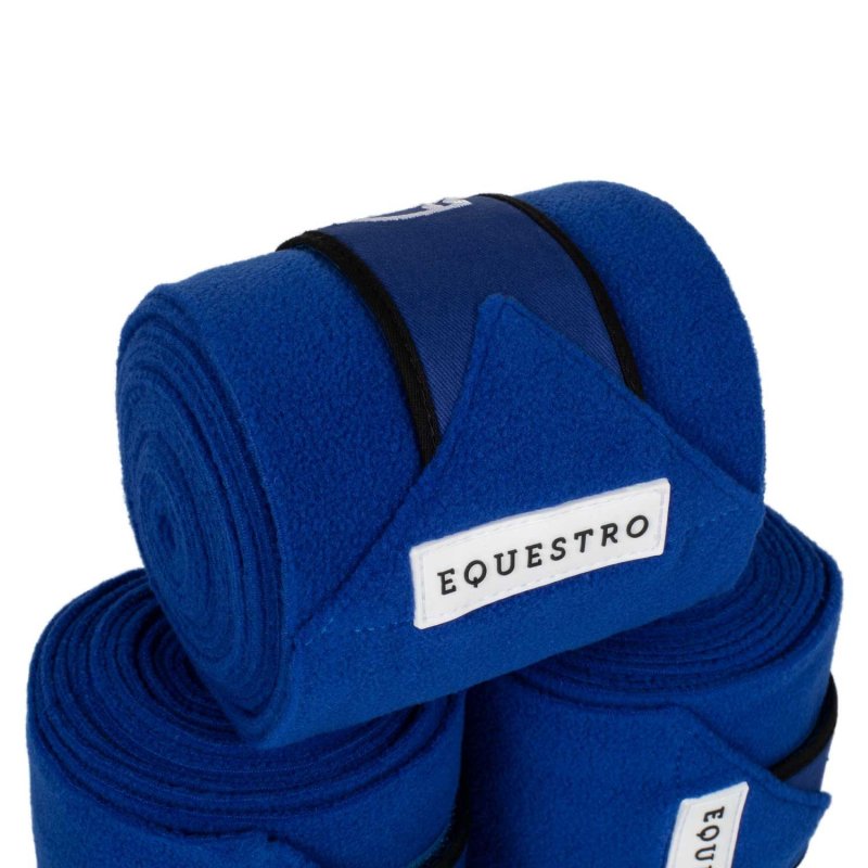 Equestro Fasce in pile White Trim - EquiSportMania