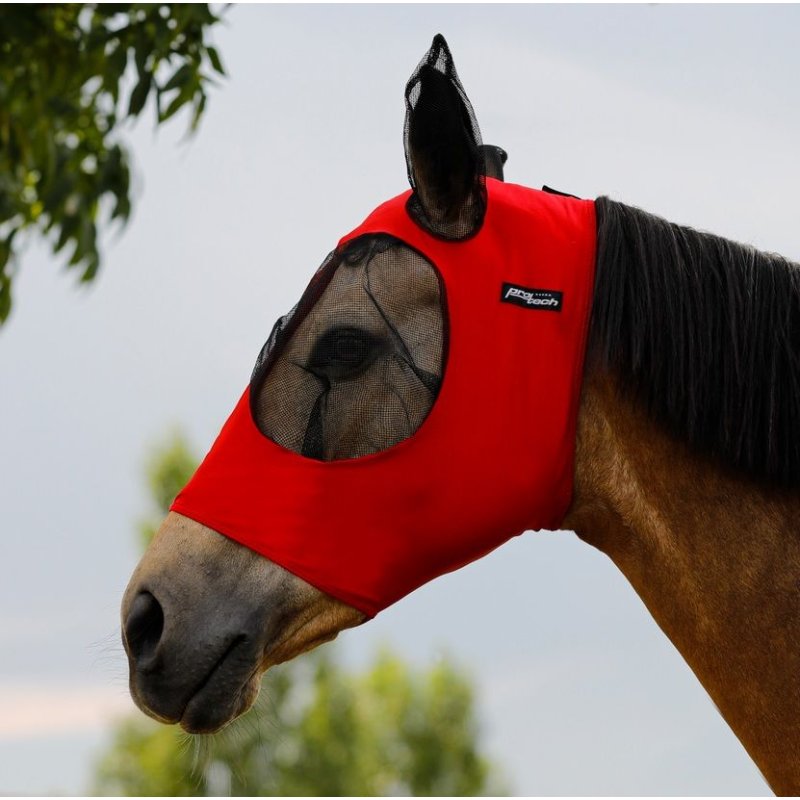 Pro Tech Maschera antimosche in lycra colorata - EquiSportM...