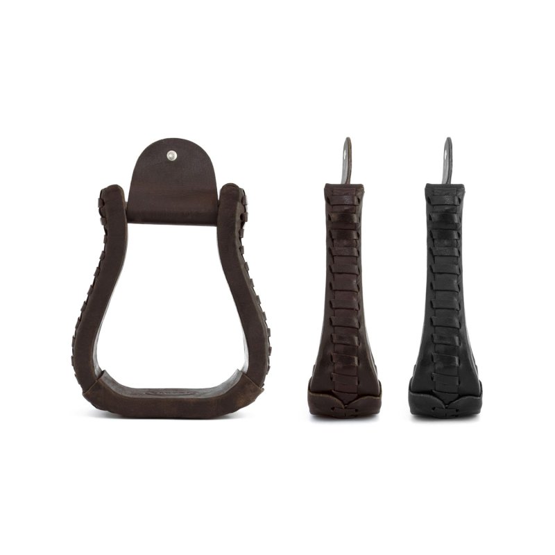Lakota Saddlery Staffe Western in cuoio lavorato