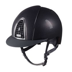 Kep Italia Cromo 1.0 shine Nero casco da equitazione