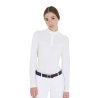Equestro Polo Donna in tessuto tecnico e mesh