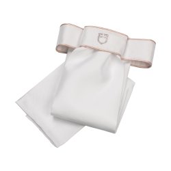 Equestro Plastron con logo in strass